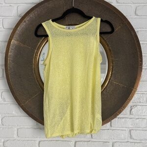 Elegant Light Yellow Tank Top
